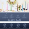 7.5 Inches Spiral Taper Candles Navy BlueTwisted Candle Dripless Unscented