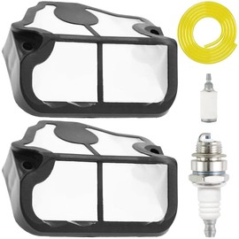 ZAMDOE 530029811 Air Filter for Husqvarna 36 41 136 136LE 137 137E 141 141LE 142 142E Chainsaw Replacement Parts WT-202 WT-657 WT-529 WT-289 WT-285 WT-239 WT-834 with Spark Plug