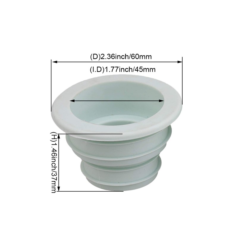 RDEXP Drain Pipe Seal Hose Plug Washing Machine Drain Bathroom