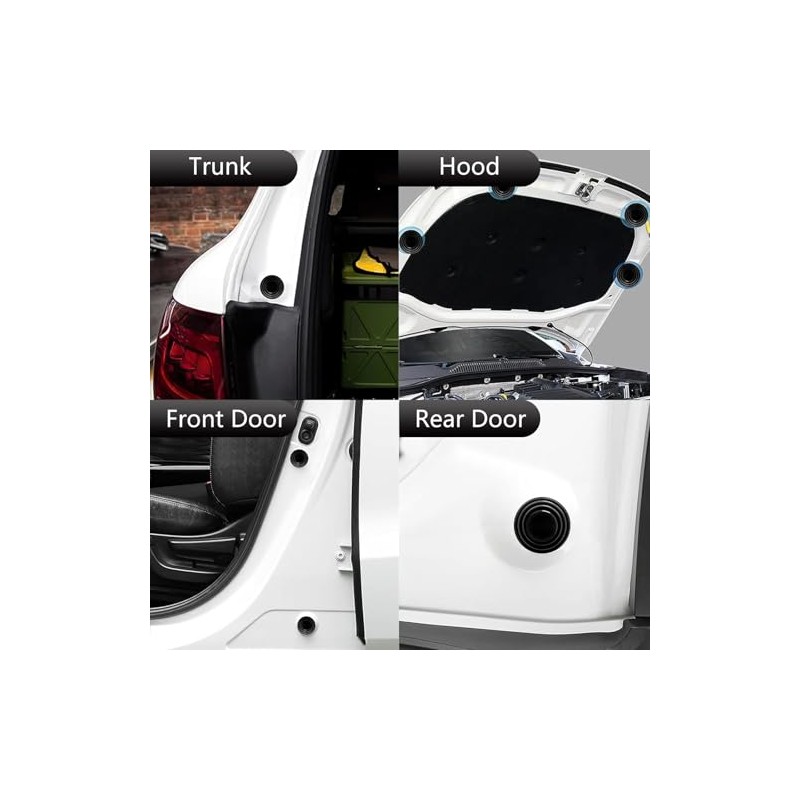 20 PCS Car Door Shock Absorbers - Noise Reduction Bumper
