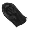 Women Long Straight Hair Full Wig Black Synthetic Wig With