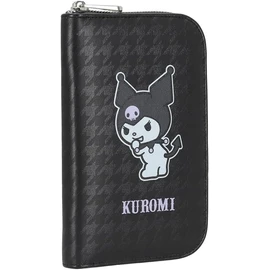 W Capsule Kuromi Porta pasaporte para Mujer Negro ACANUSHA4CW