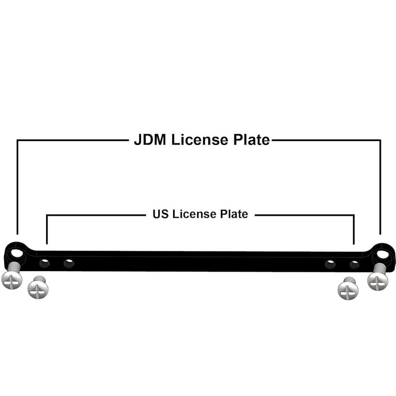 License Plate Adapter Holder for JDM to US Conversion, Mini