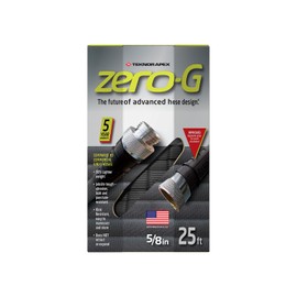 Zero-G Manguera de Jardín Ligera Ultra Flexible 25 ft, Gris, 4001-25