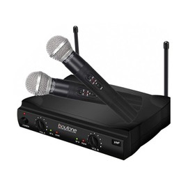 Boytone BT-42VM Dual Frequency Wireless Microphone System, 2-Channel, 174-216MHz, 15 Hours Battery Life