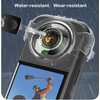 Transparent Lens Cap Compatible for Insta360 X3 Panoramic Camera Detachable