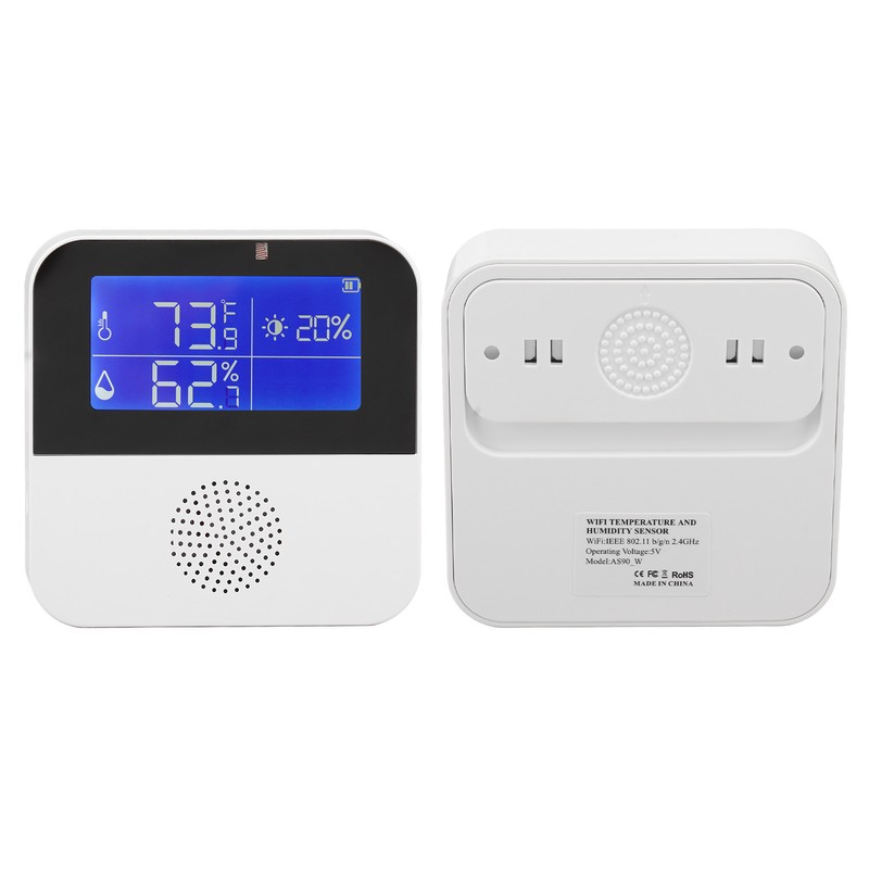 WiFi Humidity Temperature Sensor High Accuracy Smart Thermometer Hygrometer with