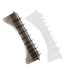 Vaguelly 2pcs Hair Tool Storage Organizer Box for Clipper Guards and Accessories Durable Barber Storage Case for Efficient Tool Management and Workspace Cleanliness