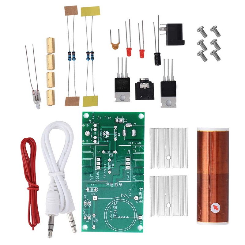 Oumefar Electronic Unassembled Coil Module Plasma Speaker DC 15 24V