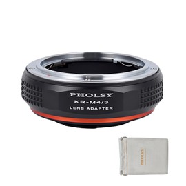 PHOLSY Lens Mount Adapter Manual Focus Compatible with Konica AR Mount Lens to Micro Four Thirds (M4/3 Micro 4/3) Mount Camera Body, Compatible with Konica to M4/3