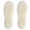 Minkissy Warm Wool Insoles for Winter Thickened Sheepskin Inserts Durable