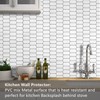 Vamos Tile Long Hexagon Peel and Stick Backsplash Tile -