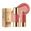 Liquid Blush Cream Face Blush - Soft Velvet Silk Texture,