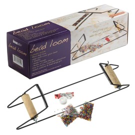 Beadsmith Metal Bead Loom Kit 16x6cm Weaving Loom Area