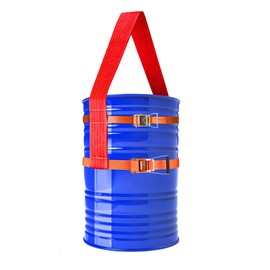 Feleolibe Drum Lifting Sling for 55 Gallon Drum, 2 Pack Adjustable Ratchet Strap, Maximum Weight Capacity 6000 Lbs