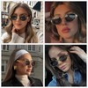 YUIAAOKY Retro Oval Sunglasses for Women Men Trendy Designer Sun