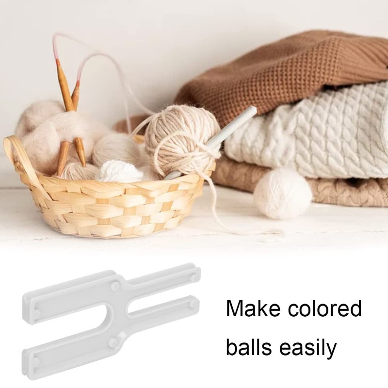 woojfcang Pom Pom Makers Wear Knitting Kit 3 Pcs Resistant
