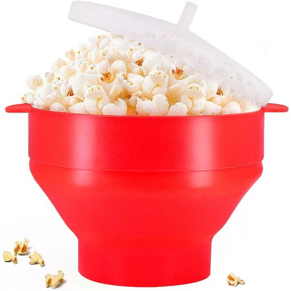 Palomera para Microondas de Silicón, Palomitas Microondas, Palomitas Sin Utilizar