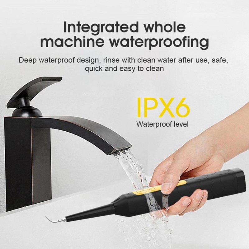 Electric Dental Scaler Kit Teeth Cleaning Kit with Replacement Heads