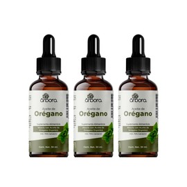 Árbora Aceite de Orégano 70% carvacrol con oliva para consumo 3 pack