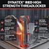 Dynatex 49451 Red High Strength Threadlocker, 6ml - Industrial Grade