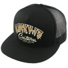 Lucky 13 Tiger Custom Snapback Trucker Hat Black