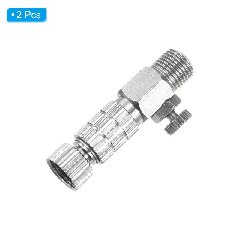 PATIKIL 1/8 Air Brush Connector Adapters, 2pcs Air Brush Quick