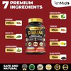Tenmido Guarana & Green Tea Supplements - 7in1 with Ashwagandha,