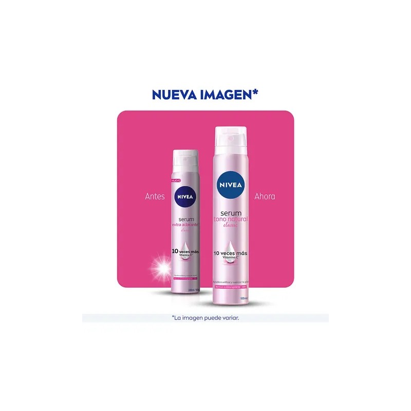 2 Pack - Nivea Desodorante Serum Tono Natural Classic 100ml
