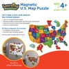 Learning Resources Magnetic U.S. Map Puzzle - Educational Map of