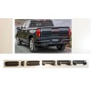 GMC Matte Black Rear Tailgate SIERRA Emblems Letter GMC Sierra