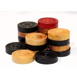 Carrom Board Water Proof Carrom 27" x 27" Set with Board, Coins and Striker - 19" x 19" Playing Area Indoor Family Fun Game Hardwood Edges For Better Rebound – Made in India