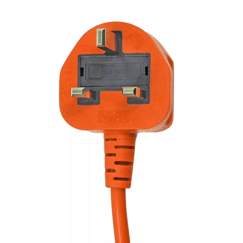 SPARES2GO 10m Mains Power Cable UK 3 Pin Plug compatible