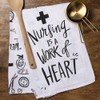 Primitives by Kathy LOL Dish Towel, 28"x 28", Nursing is