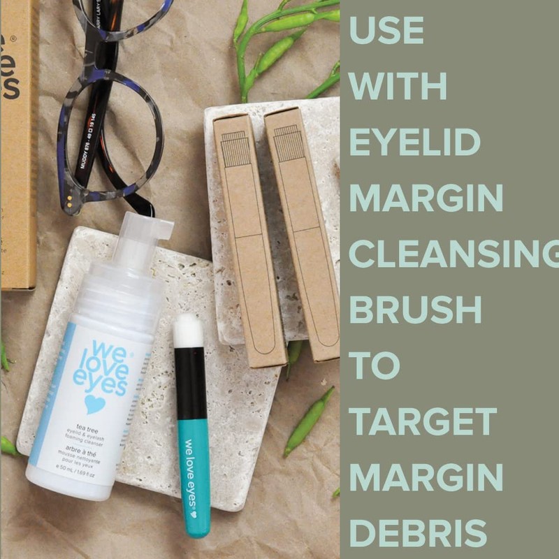 We Love Eyes: Tea Tree Eyelid Foaming Cleanser - Vegan.