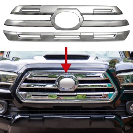 Coast2Coast International (CCI) Center Chrome Grille Grill Overlay 2 Piece FOR 2016-2017 Toyota Tacoma