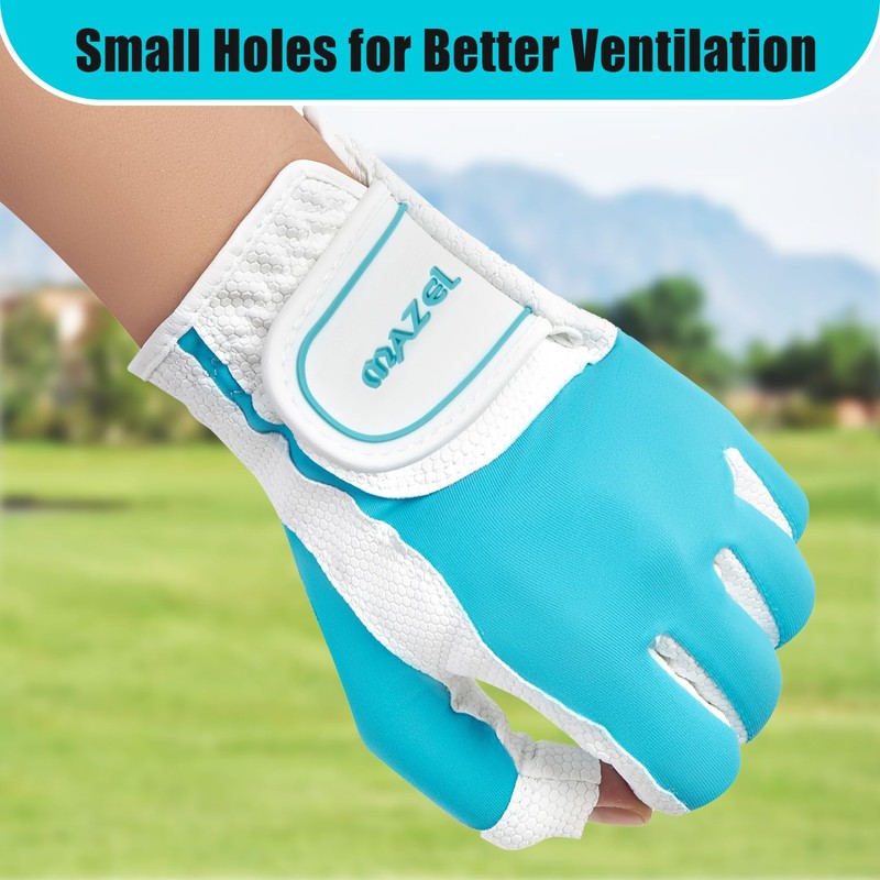 MAZEL Golf Gloves Women One Pair S M L XL,
