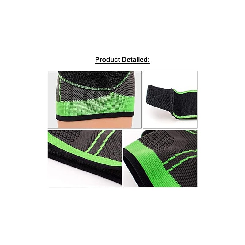 1 Rodillera Ajustable con Manga de compresión para Rodilla, Doble