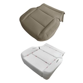 Mievlyo Driver or Passenger Side Bottom Cloth Seat Cover Jet Black #H0U or 4AA Fit for Chevy Silverado 1500 2500 3500 Avalanche Tahoe Suburban GMC Sierra Yukon 2014-2019