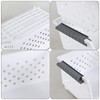 Jekiyo 4-Pack Plastic Stackable Organizer Basket, Stacking Storage Baskets
