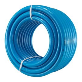 10mm Reinforced portible Non Taint Blue Drinking Water Hose for Camping, Caravans,Flexible 10mm Water hosepipe for Mobile Homes and Boats (5m)