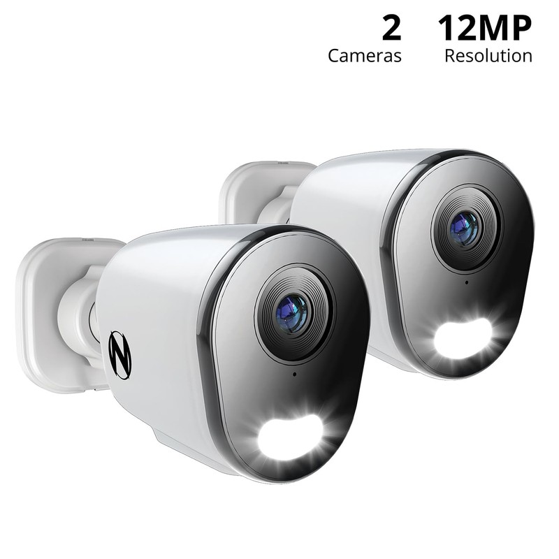 Night Owl Add On Wired IP 12MP Deterrence Camera with