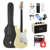 Donner 39-Inch Electric Guitar Starter Kit - Yellow, with Amp,