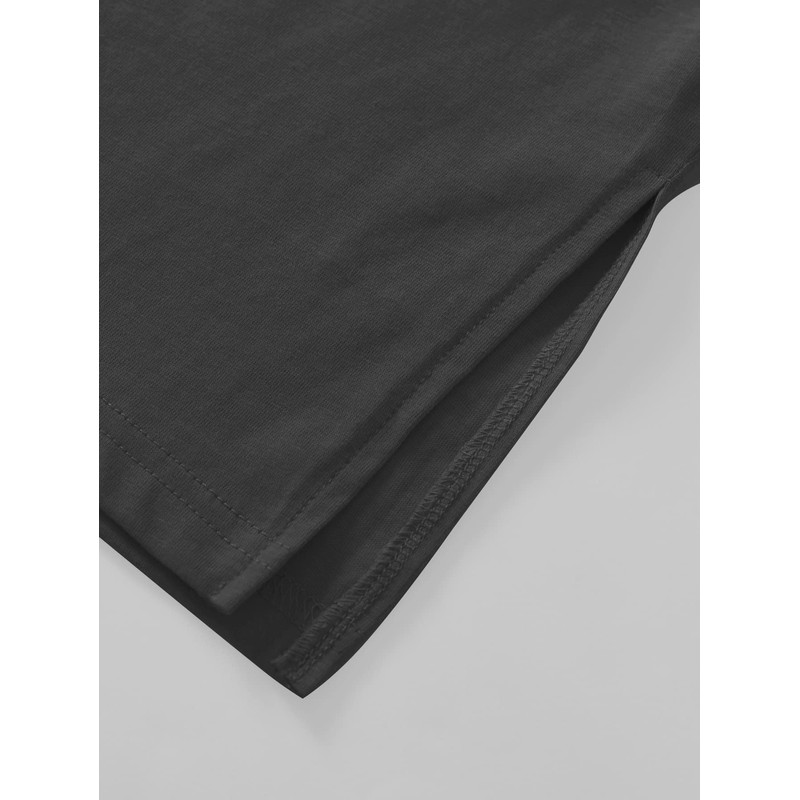 Latuza - Camisón de algodón para hombre, paquete de 2,