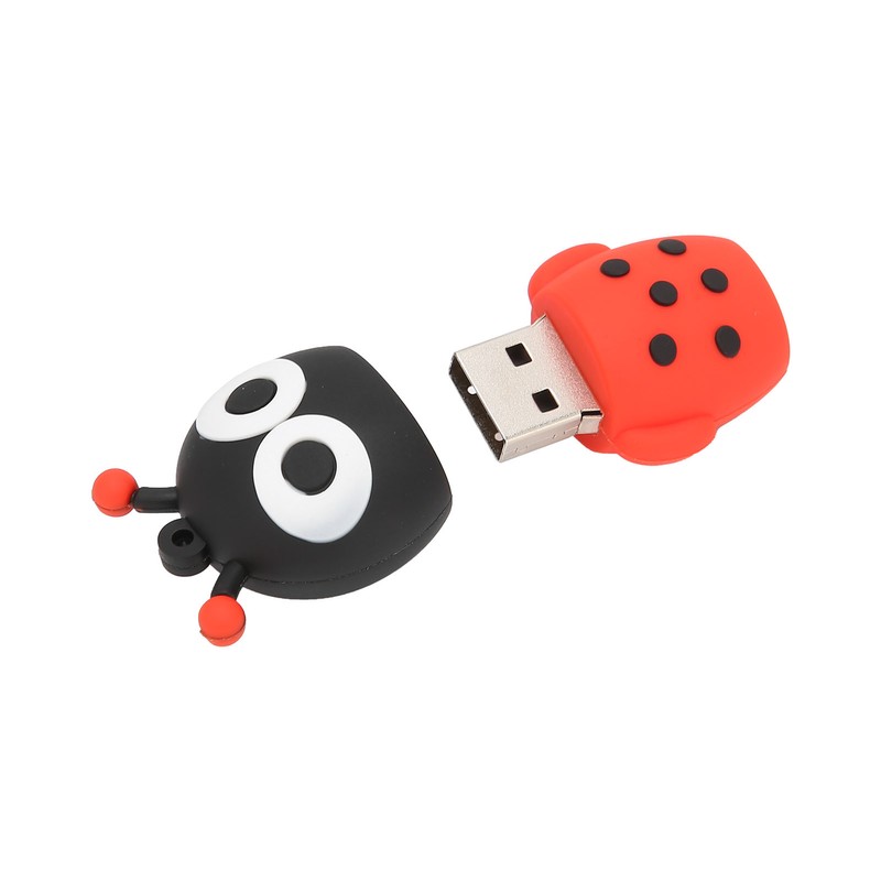 Cartoon Flash Disk Cartoon Ladybug Compatible Optional Stock USB Flash
