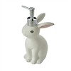 SKL Home Easter Bunny Soap Dispenser, White