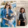 JaGely 3 Pcs Therian Grunge Accessories for Women Therian Pride