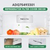 LEYURISE Refrigerator Filter Cover Fresh Air Filter Assembly Compatible with