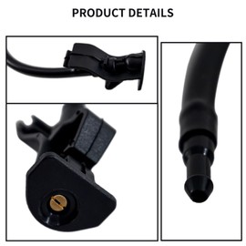 Bamyli 1Pcs Windshield Washer Jet Windscreen Wiper Nozzles with Hoses Compatible with Ford Explorer Mustang Ford Kuga Mk2 2016-2020 OE BB5Z-17603-A