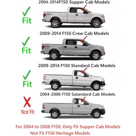 NAGD Fits 09-14 Ford F150 04-08 F150 Super Passenger Right Front Door Window Glass